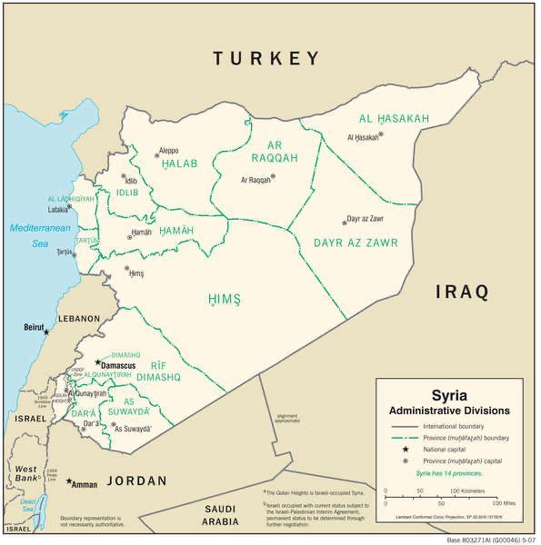syria administrative divisions