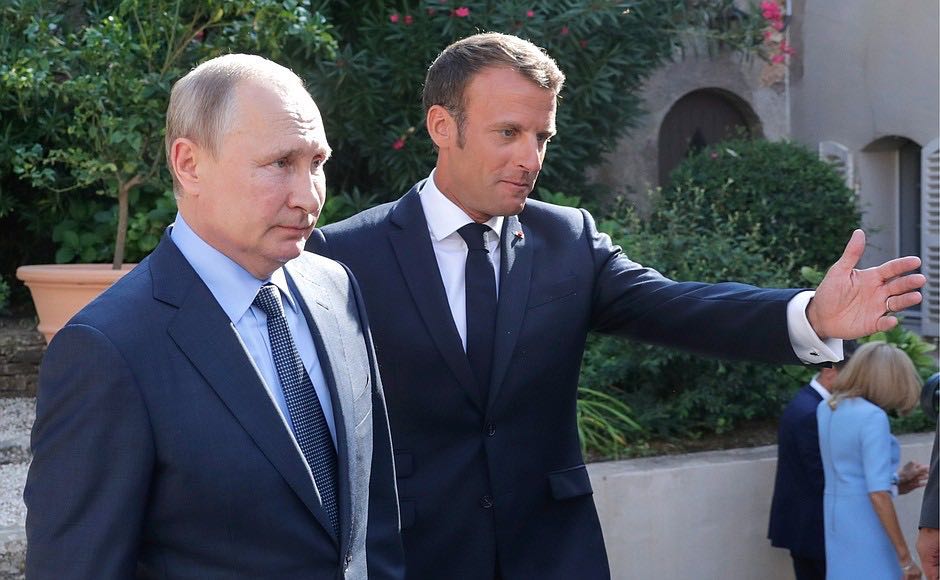 macron and putin 19 augus 2019